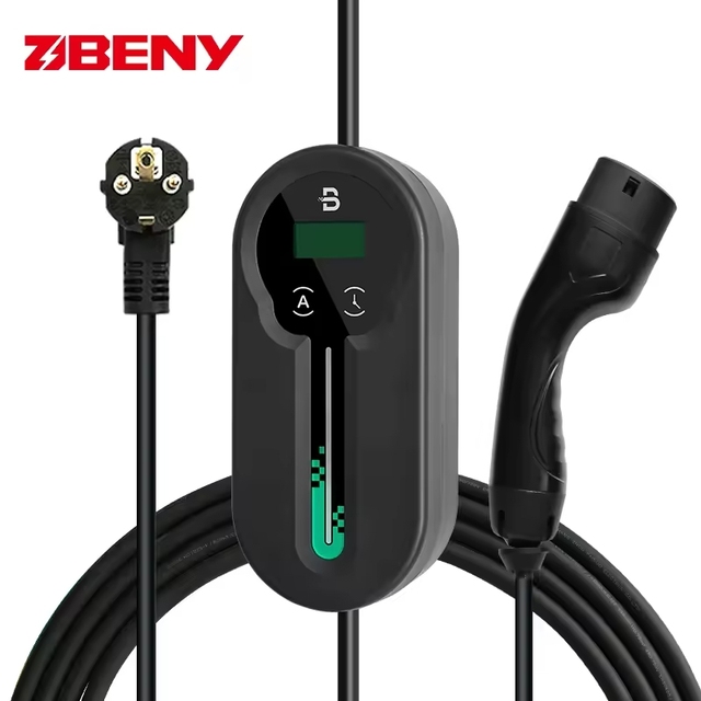 Electric Car Charger Type1/ Type2/ GBT 3.7kw 1 Phase Portable Ev Charger Home Use With 5M Charging Cable