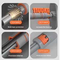 Nouvelle barre de traction universelle Em Brand pour usage domestique, à suspendre à la porte, sans perçage, réglable, double barre, pour intérieur
