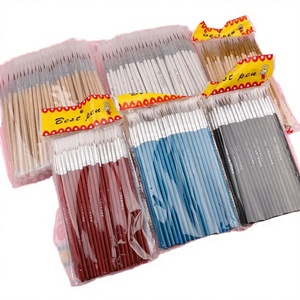 Juego de 100 Piezas de Bolígrafos Finos para Dibujo, Pintados a Mano, Multicolores, con Punta de Gancho, Pinceles para Pintar, Suministros de Arte, Mango de Madera/Aluminio - Product Image 3