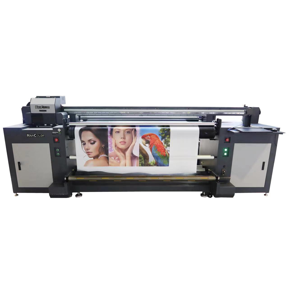 Hybrid UV Printer HC-2513H - 2.5 x 1.3m hybrid UV printer combining flatbed and roll-to-roll capabilities