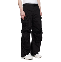 Pantalon cargo de survêtement personnalisé pour homme, style baggy, chaud, en toile vert menthe, effet vieilli, style punk, marque Inde Chine, couleur noirâtre, haute qualité