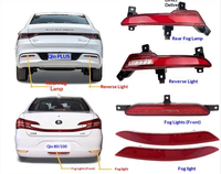 Luces Antiniebla Traseras y Luces de Reversa para BYD Qin PLUS, Ensamblaje de Luces de Giro y Antiniebla Qin 80/100, Compatible con OLIVER