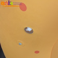 Ballon géant en PVC en forme de beignet alimentaire gonflable à l'hélium pour la promotion