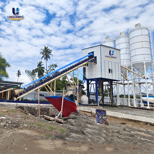 Ligne de production de béton électrique UNIQUE prête à l'emploi 90m³/h, équipement de malaxage et de dosage entièrement automatique - Product Image 2
