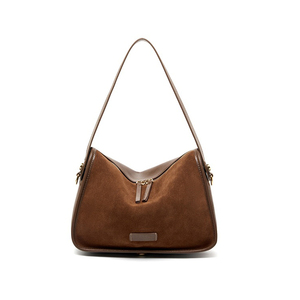 Célèbre marque de haute qualité luxe en cuir véritable daim sac à main femmes grande capacité sacs de marque luxe femmes sac à bandoulière - Product Image 3
