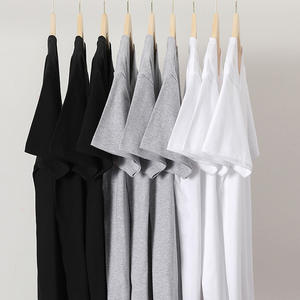 卸売 カスタムプリント カジュアル コットンTシャツ 通気性 防シワ オーバーサイズフィット ニット生地製 - Product Image 1