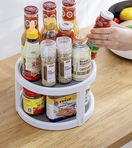 Soporte Giratorio Lazy Susan de Plástico para Exhibición, Estante para Botellas de Condimento para Armario y Despensa, ¡Gran Venta! - Product Image 3