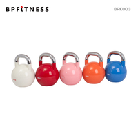 Kettlebell de compétition multicolore VANBO Factory avec poignée chromée, poids calibré, pour entraînement à domicile et en salle de sport commerciale