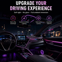 Kit d'éclairage d'ambiance LED Symphony pour voiture 12V, bande lumineuse intérieure colorée pour mise à niveau 2018-2023