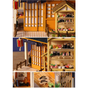 Modèle <span class=keywords><strong>de</strong></span> <span class=keywords><strong>construction</strong></span> <span class=keywords><strong>de</strong></span> maison fait à la main jouet cadeau d'anniversaire <span class=keywords><strong>de</strong></span> cabine bricolage - Product Image 4