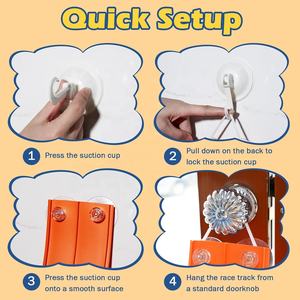 Giocattoli flessibili in pista da corsa per bambini in lega di auto da corsa con pista flessibile compatibile con pista da corsa con pista flessibile Roll-up portatile da 15 piedi - Product Image 6