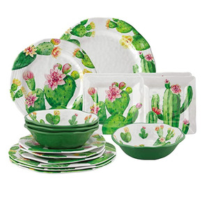 Jardín de Cactus comedor la cena de <span class=keywords><strong>vajilla</strong></span> de cerámica de probable de <span class=keywords><strong>melamina</strong></span> de venta al por mayor - Product Image 1