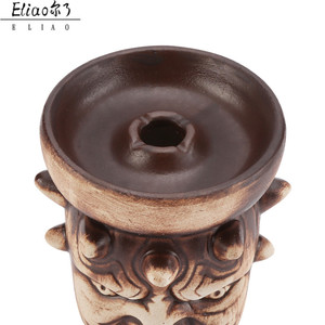 Yiwu Erliao Bền Sử Dụng Hookah Đầu Chuyên Nghiệp Nhà Sản Xuất Hookah Shisha Bát Mới Phổ Biến Shisha Đầu Đất Sét - Product Image 2