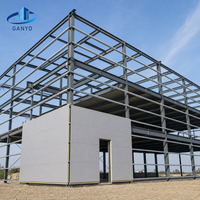 Edificio Prefabricado de Acero de Varios Pisos para Proyectos de Almacenes, Estructura de Acero y Sistema de Paneles Sándwich Aislados, Diseño Personalizado