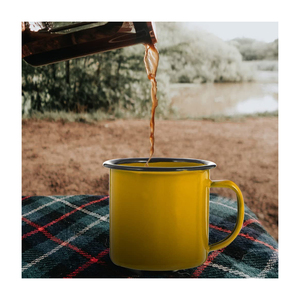 Nom d'anniversaire capacité personnalisée 350ml acier voyage café boisson tasse réutilisable café Buffalo lait émail tasse - Product Image 3