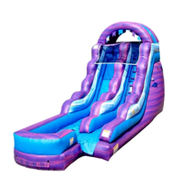 Château gonflable géant de Noël avec toboggan, pour fêtes d'enfants, équipement de jeu événementiel de qualité commerciale