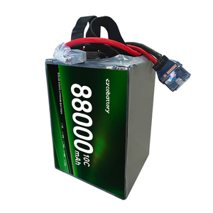 무거운 리프팅 드론화물을위한 맞춤형 고성능 88000Mah 44000mAh 12s 24s 20C 솔리드 스테이트 UAV 리튬 이온 배터리 팩 - Product Image 1