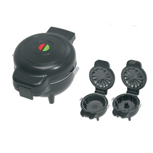 <span class=keywords><strong>Gaufrier</strong></span> électrique en plastique Huaqi, mini, capacité de 3 gaufres, taille 4 pouces, pour gaufres, œufs et fromages grillés, pour collations - Product Image 5