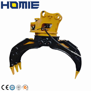 HOMIE Attrezzatura per Escavatore, Pinza Idraulica Rotante per Tronchi, Legname e Pietre, per Escavatori da <span class=keywords><strong>6</strong></span>, <span class=keywords><strong>8</strong></span>, 13, 20 Tonnellate - Product Image 3