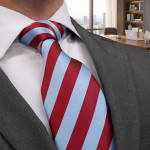 Corbata de color azul clarete Trabzon - Product Image 3
