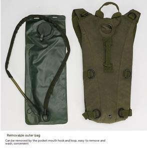 Sac à dos tactique pour cyclisme en plein air Réservoir d'hydratation Réservoir à vessie avec réservoir intérieur 3L - Product Image 6