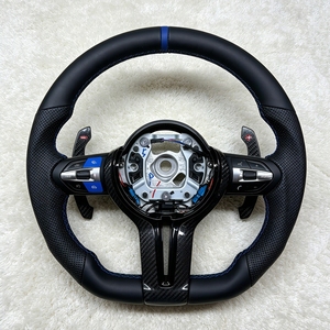 Volante in Fibra di Carbonio M Sport per BMW <span class=keywords><strong>Serie</strong></span> F07 F20 F30 F80 F10 F13 F15 F22 F25 M3 M4 M5 M6 1 <span class=keywords><strong>2</strong></span> 3 5 - Product Image 2