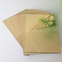 Miroir acrylique doré 1220*1830mm 1220x2440mm 1mm 2mm, 20 feuilles par lot
