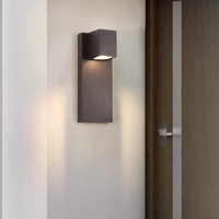 Lampe murale LED extérieure moderne en acier inoxydable, étanche, pour couloir, allée, cour, entrée, simple, 3000K, lumière chaude