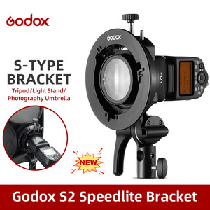 Support de fixation <span class=keywords><strong>Godox</strong></span> S2 Bowens Mount S-type pour flashs <span class=keywords><strong>Godox</strong></span> V1 <span class=keywords><strong>V860II</strong></span> AD200 AD400PRO AD600Pro, snoot et boîte à lumière - Product Image 2