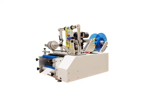 Máquina Etiquetadora Semiautomática para Botellas Redondas de 10 ml, para Botellas de Cerveza de Vidrio, Etiquetado Simple y Doble, Máquina de Impresión para Botellas PET - Product Image 6