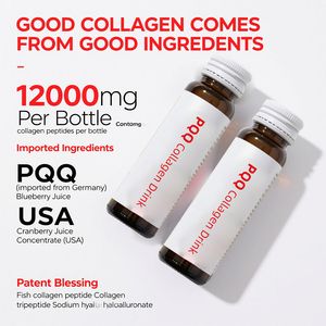 OEM/ODM Marque privée PQQ Collagène Boisson liquide orale Peptide de collagène de poisson pour une peau saine Cheveux Ongles Produit de beauté - Product Image 5