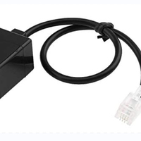RJ11 6P4C 6p2c6p6cコネクタブラック中国製メス-オス