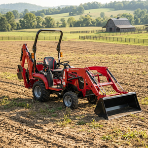 4X4 Mini Used 1100 Farm Walking Tractor 35HP with Front Loader Attachment From Germany for Shipment Now - Product Image 3