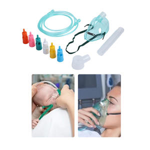 Masker Dan masker oksigen medis kanulas, masker tabung Sterility kustom Pvc dapat disesuaikan - Product Image 1