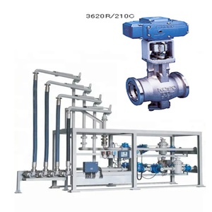 วาล์วบอลแบบแบ่งส่วนชนิดโคเซนตริก KOSO รุ่น 210C/220C/230C, ตัวกระตุ้น 6300RB, ตัวควบคุมตำแหน่ง EP801 และตัวกรองอากาศ PRF310 - Product Image 6