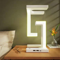 Lámpara de Escritorio LED Recargable, Magnética, Antigravedad, Pequeña, Ajustable, Portátil, para Cuidado de la Vista, Lectura Nocturna