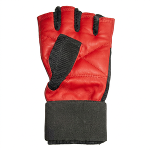 Gants de musculation unisexes en cuir personnalisés 2024 à demi-doigts pour l'entraînement CrossFit avec poids réglable - Product Image 1