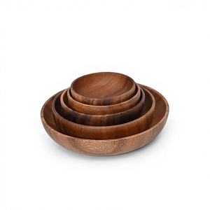Bandeja de servir ecológica de madera hecha de madera duradera, diseño elegante para el hogar, cafeterías, hoteles y regalos. - Product Image 1