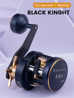Moulinets de pêche en eau salée à corps en aluminium BK200R/300R BK200L/300L – Moulinets de baitcasting, de pêche à la mouche et de jigging