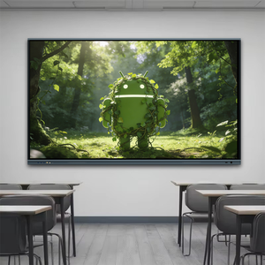 Pantalla Plana Interactiva 4K con Android 16, Sistema Dual y Función de Transmisión Multiusuario para Enseñanza Escolar y Salas de Conferencias - Product Image 1