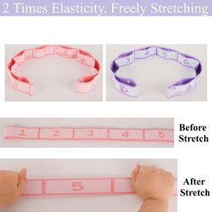 Correa de Yoga Elástica de 8 Lazos - <span class=keywords><strong>Banda</strong></span> de Estiramiento Ajustable - Product Image 6