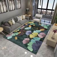 2023 mode lavable écologique salon décoratif tapis 3d imprimé tapis tapis de salon