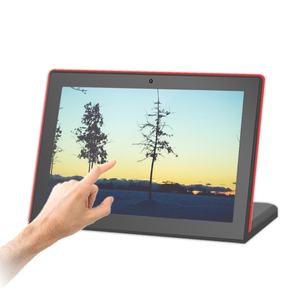 L Shape 10.1 14 Inch L Shape Touch Screen Android 11 <b>Led</b> <b>Light</b> <b>Bar</b> Tablet RK3566 NFC Front 2MP Camera Desktop RJ45 Tablet Pc - Product Image 1