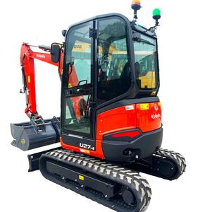 Excavadoras Usadas Kubota U27-4 Mini, Miniexcavadora Kubota de 2 y 3 Toneladas, de Segunda Mano, Motor Hidráulico, Japonesa Original, con Martillo Rompedor - Product Image 1