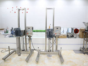 4KW mobile elettrico o pneumatico di sollevamento ad alto taglio mixer crema cosmetica omogeneizzante emulsionante macchina con CE - Product Image 4