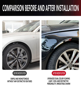 Luces Laterales Universales para Varios Modelos <span class=keywords><strong>de</strong></span> Vehículos con Luces <span class=keywords><strong>de</strong></span> Arco <span class=keywords><strong>de</strong></span> Rueda Modificadas, Luces LED <span class=keywords><strong>de</strong></span> Circulación Diurna e Intermitentes - Product Image 5