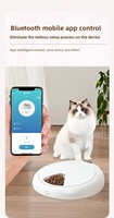 Distributeur automatique intelligent pour animaux de compagnie, machine d'alimentation pour chats et chiens, programmable par application, alimentation quantitative, grande capacité, portable, moderne, robuste