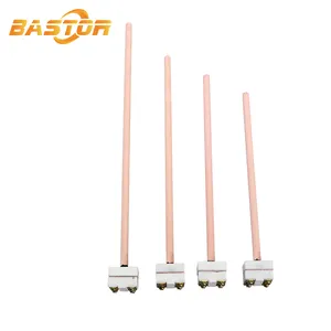 1800 degree High Temperature Sensor S/B/R type small platinum-rhodium thermocouple