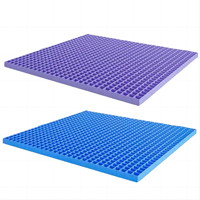 Surmatelas en gel de silicone TPE personnalisable, tailles King et Queen, confortable, souple, pliable, en tissu, pour hôpital et maison