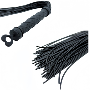 Groothandel BDSM siliconen flogger volwassenen orgasme zweep bondage set met seksuele flirt tools - Product Image 5